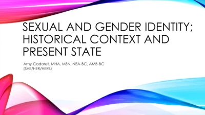 Sexual and Gender Identity: Historical Context and Present State icon