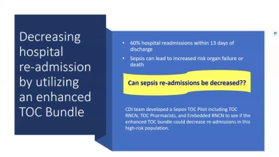 Decreasing Hospital Re-Admission by Utilizing an Enhanced TOC Bundle