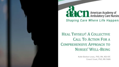Heal Thyself! A Collective Call to Action for a Comprehensive Approach to Nurses' Well-Being /// Closing Address