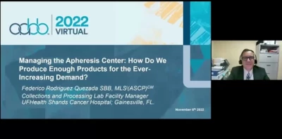 AM22-09-O: (On-Demand) Managing the Apheresis Center: How Do We Produce Enough Products for the Ever-Increasing Demand? (Enduring)