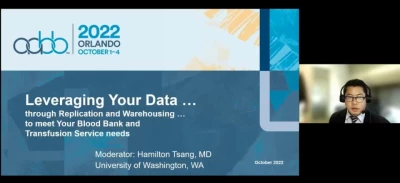 AM22-58-O: (On-Demand) Leveraging Your Data Through Replication and Warehousing to Meet Your Blood Bank and Transfusion Service Needs (Enduring)