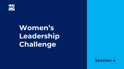 Women's Leadership Challenge Session 4 icon