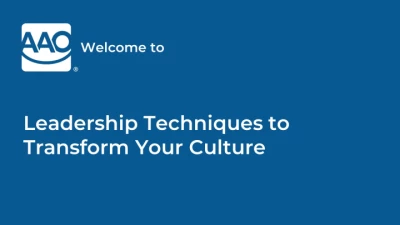 Leadership Techniques to Transform Your Culture icon