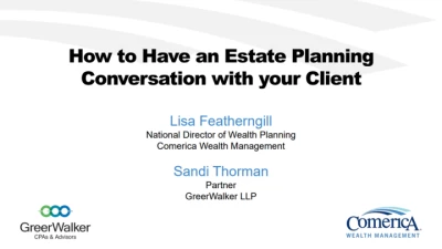 How to Have an Estate Planning Conversation with your Client (Individuals and Businesses) icon