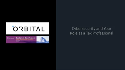 Cybersecurity and Your Role as a Tax Professional icon