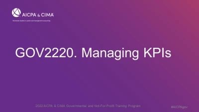 Managing KPIs