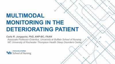 Multi-Modal Monitoring in the Deteriorating Patient