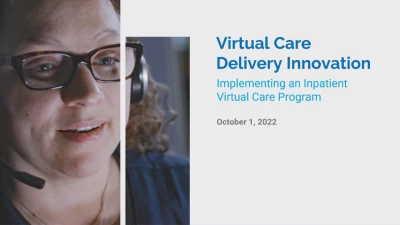 Virtual Care Units in an Inpatient Setting