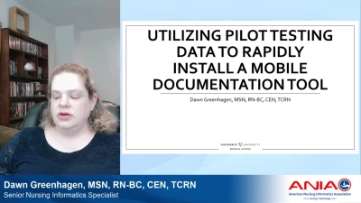 Utilizing Pilot Testing Data to Rapidly Install a Mobile Documentation Tool icon