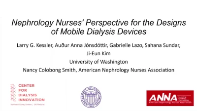 Nephrology Nurses’ Perspectives for the Designs of Mobile Dialysis Devices icon