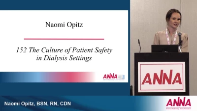 The Culture of Patient Safety in Dialysis Settings