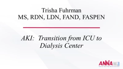 Mind the Gap: Transitioning Care of the Patient with Acute Kidney Injury