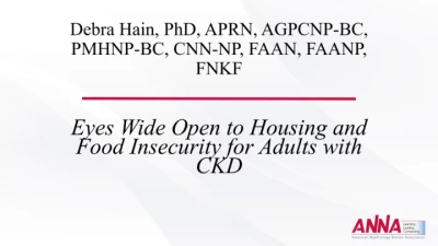 Eyes Wide Open to Housing and Food Insecurity in Adults with Chronic Kidney Disease
