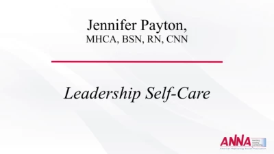 Leadership Essentials for the Nephrology Nurse Manager icon