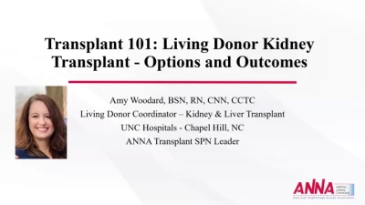 Transplant 101: Living Donor Kidney Transplant- Options & Outcomes icon