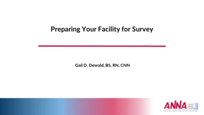 Preparing Your Facility for Survey