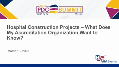 Hospital Construction Projects — What Accrediting Organizations Want To Know icon