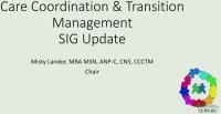 Care Coordination and Transition Management (CCTM) SIG icon