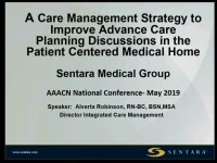 A Care Management Strategy to Improve Advance Care Planning Discussions in the Patient-Centered Medical Home