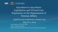 Anywhere to Anywhere: Legislation and Virtual Care Expansion in the Department of Veterans Affairs