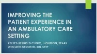 Improving the Patient Experience in an Ambulatory Care Setting icon
