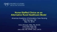 Nurse-Staffed Clinics as an Alternative Rural Healthcare Model icon