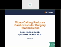 Video Calling Reduces Cardiovascular Surgery Readmissions icon