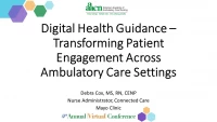 Digital Health Guidance: Transforming Patient Engagement Across Ambulatory Care Settings