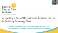 Integrating a Back Office Medical Assistant into an Ambulatory Care Oncology Clinics