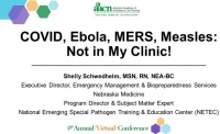 Welcome and President’s Address & Opening General Session: COVID-19, Ebola, MERS, Measles: Not in My Clinic! icon