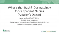 What's that Rash? Dermatology for Ambulatory Care Nurses icon