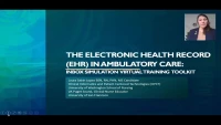 Electronic Health Record (EHR) in Ambulatory Care: A Virtual Training Toolkit icon
