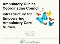 Ambulatory Clinical Coordinating Council: Infrastructure for Empowering Ambulatory Care Nurses icon