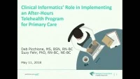 Clinical Informatics' Role in Implementing an After-Hours Telehealth Program for Primary Care