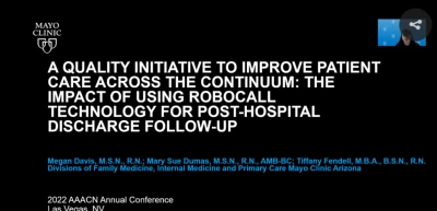 A Quality Initiative to Improve Patient Care Across the Continuum: The Impact of Utilizing Robocall Technology Post-Hospital Discharge Follow-Up