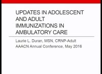Special In-Brief Sessions: Updates in Adolescent and Adult Immunizations in Ambulatory Care; Quality Improvement Processes to Improve Immunization Rates: Successful Implementation of a QI Project Resulting in Proven Outcomes icon