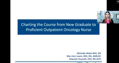 Charting the Course from New Graduate to Proficient Outpatient Oncology Nurse