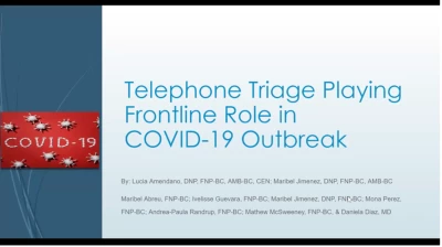 Telephone Triage Playing Front-Line Role in COVID-19 Outbreak