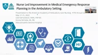 Nurse-Led Improvement of Medical Emergency Response Planning in the Ambulatory Care Setting