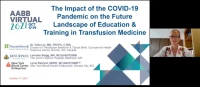 AM21-01: The Impact of the COVID-19 Pandemic on the Future Landscape of Education and Training in Transfusion Medicine