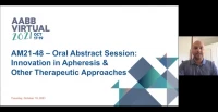 AM21-48: Oral Abstract Session -- Innovation in Apheresis and other Therapeutic Approaches