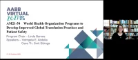 AM21-54: World Health Organization Programs to Develop Improved Global Transfusion Practices and Patient Safety icon