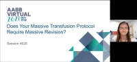 AM21-59: Does Your Massive Transfusion Protocol Require Massive Revision? icon