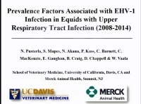 Prevalence Factors Associated With Equine Herpesvirus-1 Infection in Equids With Upper Respiratory Tract Infection From 2008 to 2014