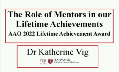 2022 Lifetime Achievement Award Lecture; The Role of Mentors in our Lifetime Achievements