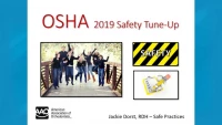 2019 Webinar - OSHA - 2019 Ortho Safety Tune-Up