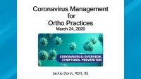 2020 Webinar - Coronavirus Management in the Ortho Practice