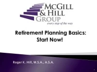 2013 AAO Webinar - Retirement Planning Basics - Start Now!