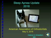 Sleep Apnea: Diagnostic Challenges, Treatment Strategies & New Concepts