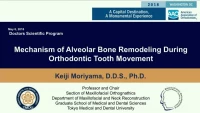 Mechanism of Alveolar Bone Remodeling During Orthodontic Tooth Movement